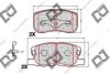 MITSUBISHI AY040MT023 Brake Pad Set, disc brake